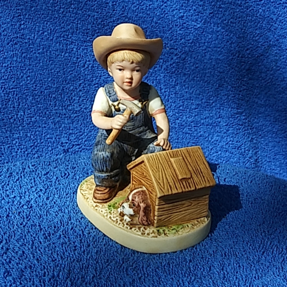 1985 "Denim Days" by Homco #1503 figurine